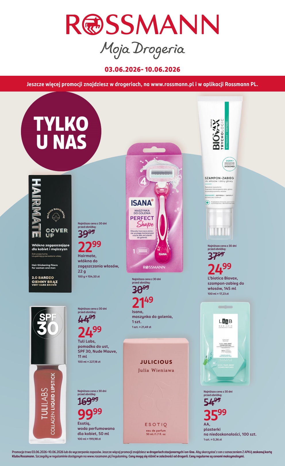 Gazetka - Gazetka promocyjna Rossmanna 3-10 czerwca
